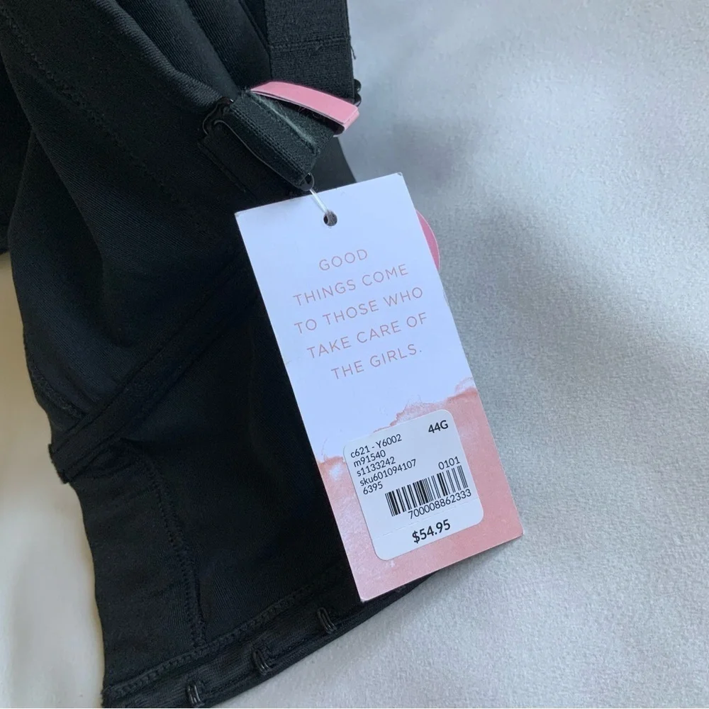 Cacique Black Strapless Bra